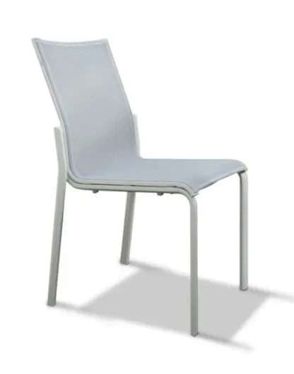 CHAISE IRIS BLANC