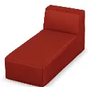 CUSHY SUN BED ROUGE