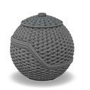 ENSEMBLE SALON BOULE GRIS ANTHRACITE BALL LOUNGE