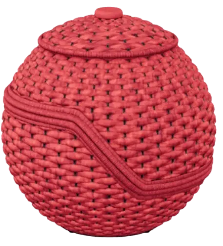 [ART0415] ENSEMBLE SALON BOULE ROUGE BALL LOUNGE