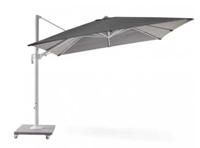 [18-0225-226] PARASOL ANTIGUA 3x3M STRUCTURE BLANC