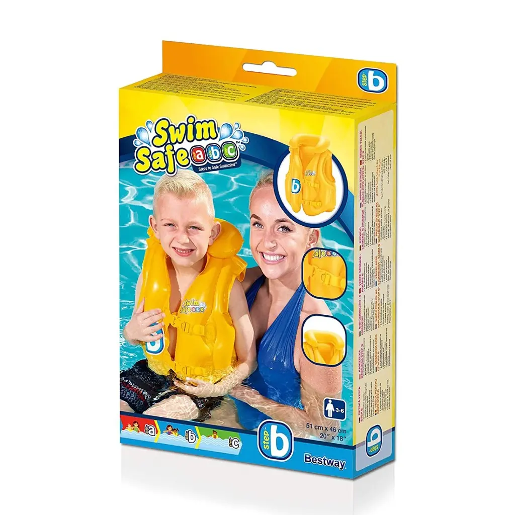 GILET DE NATATION GONFLABLE 51X46CM