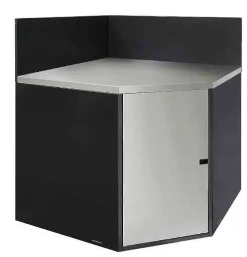 [850700] MEUBLE D'ANGLE + 1 ETAGERE