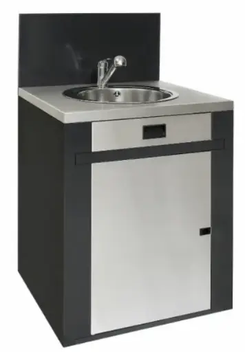 [850200] MEUBLE EVIER 70 CM + 1 ETAGERE