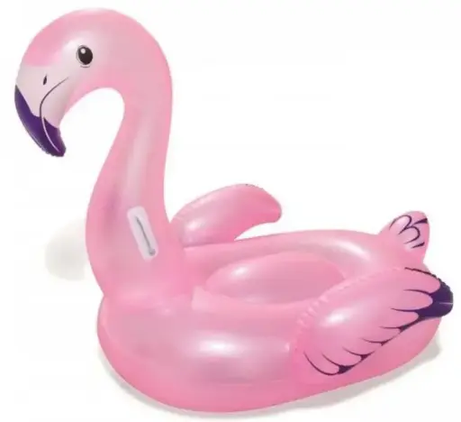 [41122] BOUEE XXL CHEVAUCHABLE FLAMANT ROSE 127X127 CM
